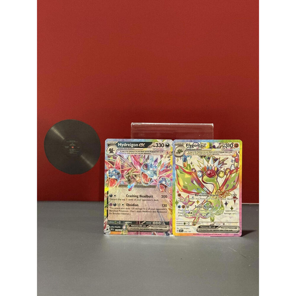 Hydreigon ex 119/191 & Flygon ex 222/191 Full Art - Surging Sparks - NM Bundle